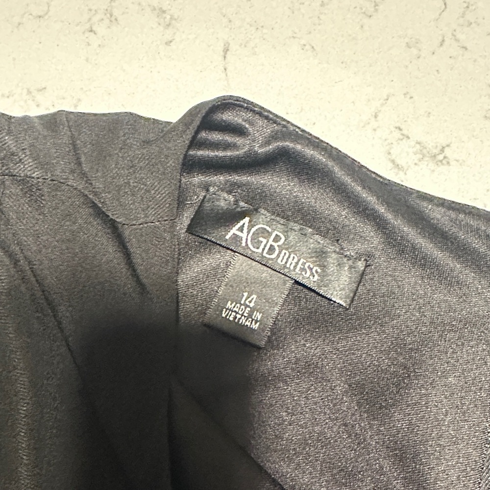 AGB Charcoal Elegant Dress